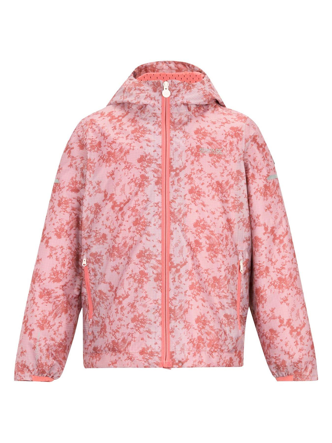 Image 5 of 7 of Regatta Girls Printed Lever II Jacket - Pink