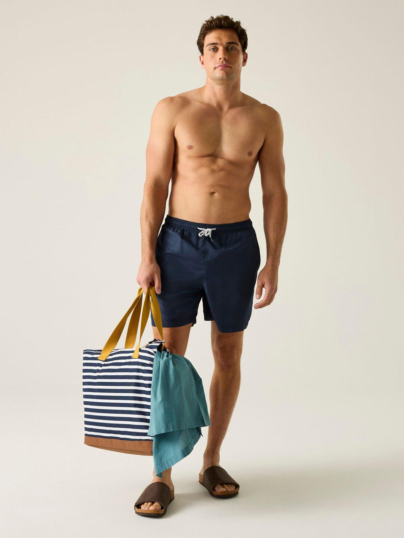 Image 3 of 7 of Regatta Mens Mackleyna Swim Shorts - Navy