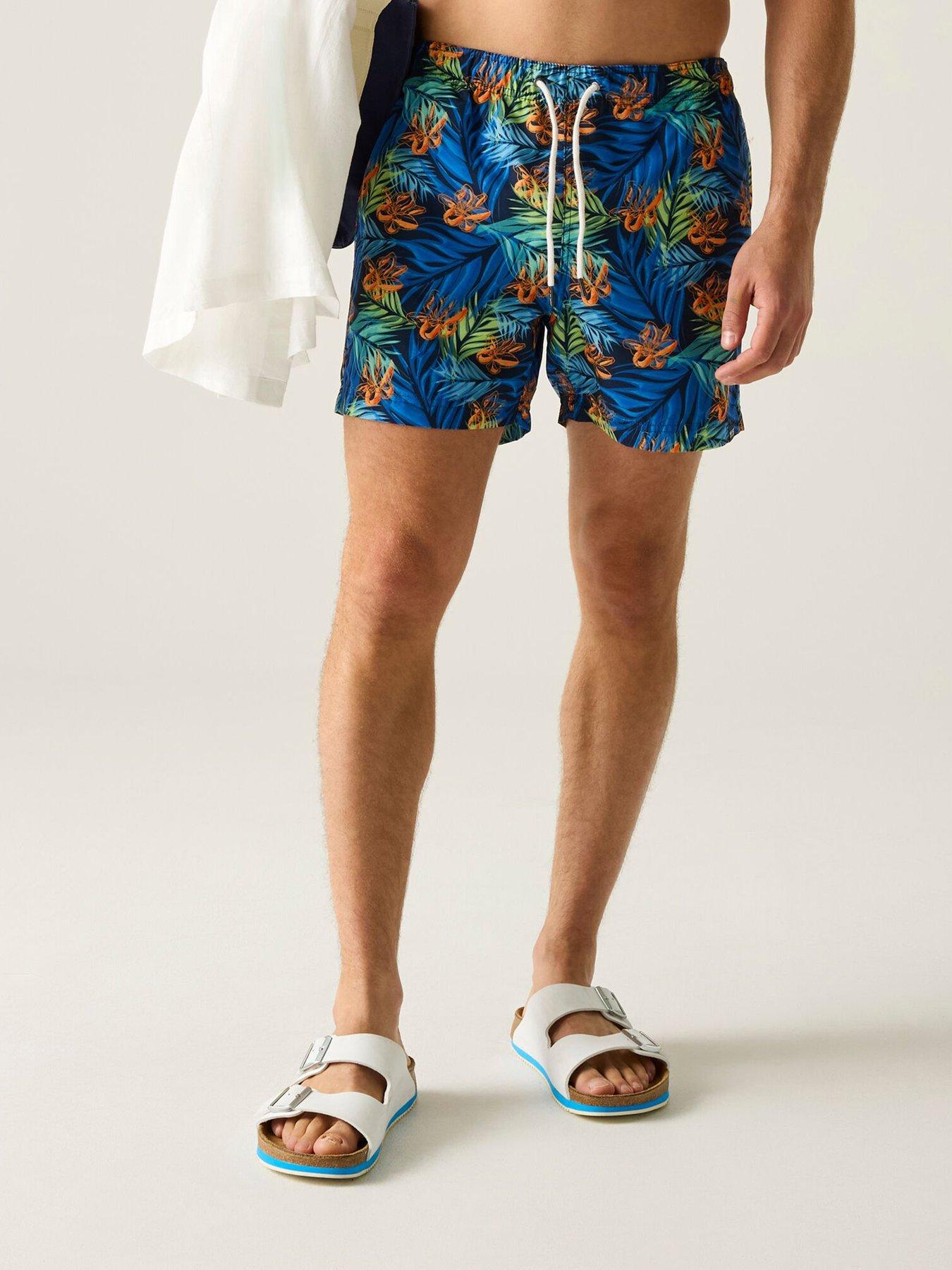 Image 1 of 7 of Regatta Mens Loras Swim Shorts - Navy