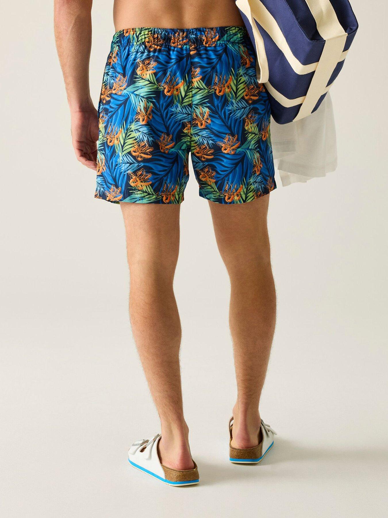 Image 2 of 7 of Regatta Mens Loras Swim Shorts - Navy