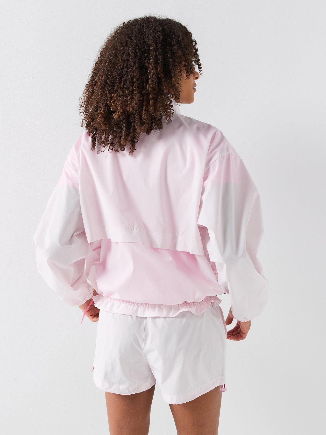 Image 2 of 6 of New Balance Womens Trackside Woven Jacket - Pink