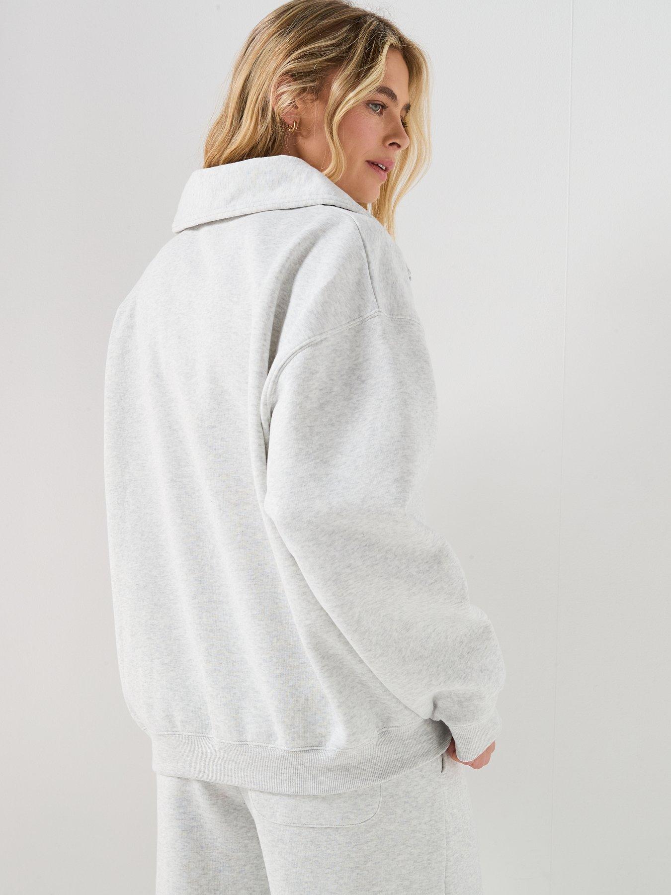 new-balance-womens-trackside-half-zip-sweatshirt-greystillFront