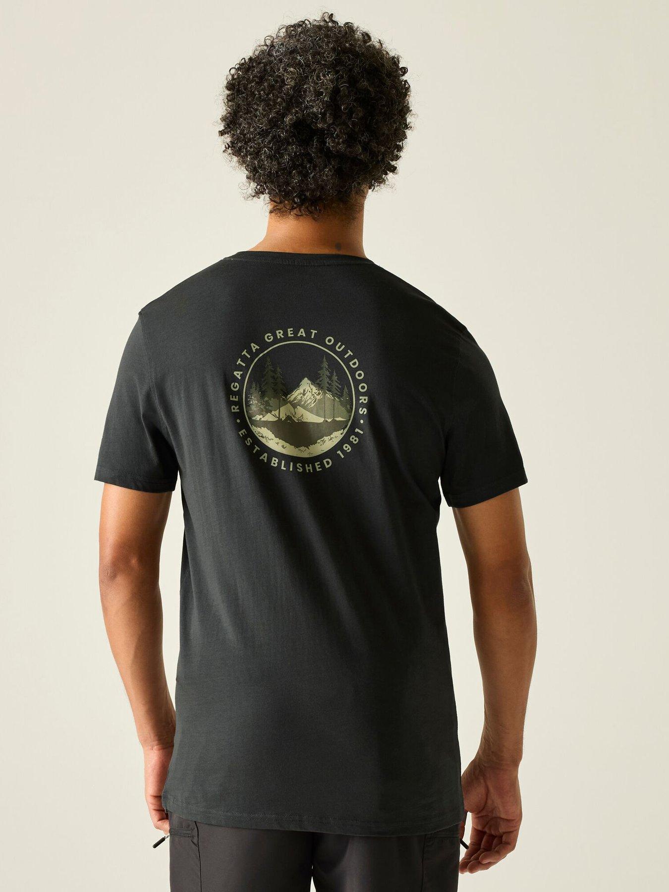 Image 2 of 6 of Regatta Mens Breezed T-shirt - Grey
