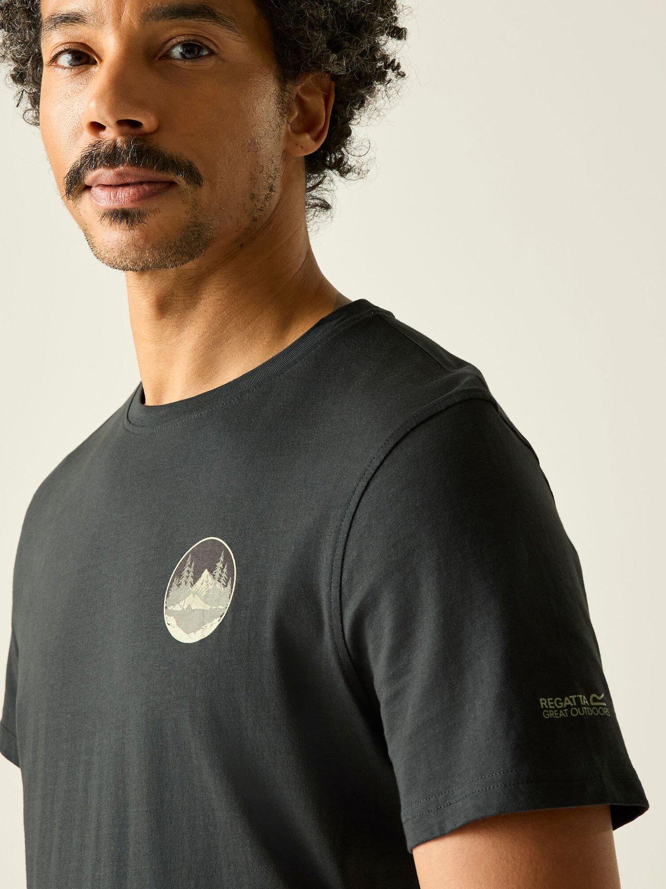 Image 4 of 6 of Regatta Mens Breezed T-shirt - Grey