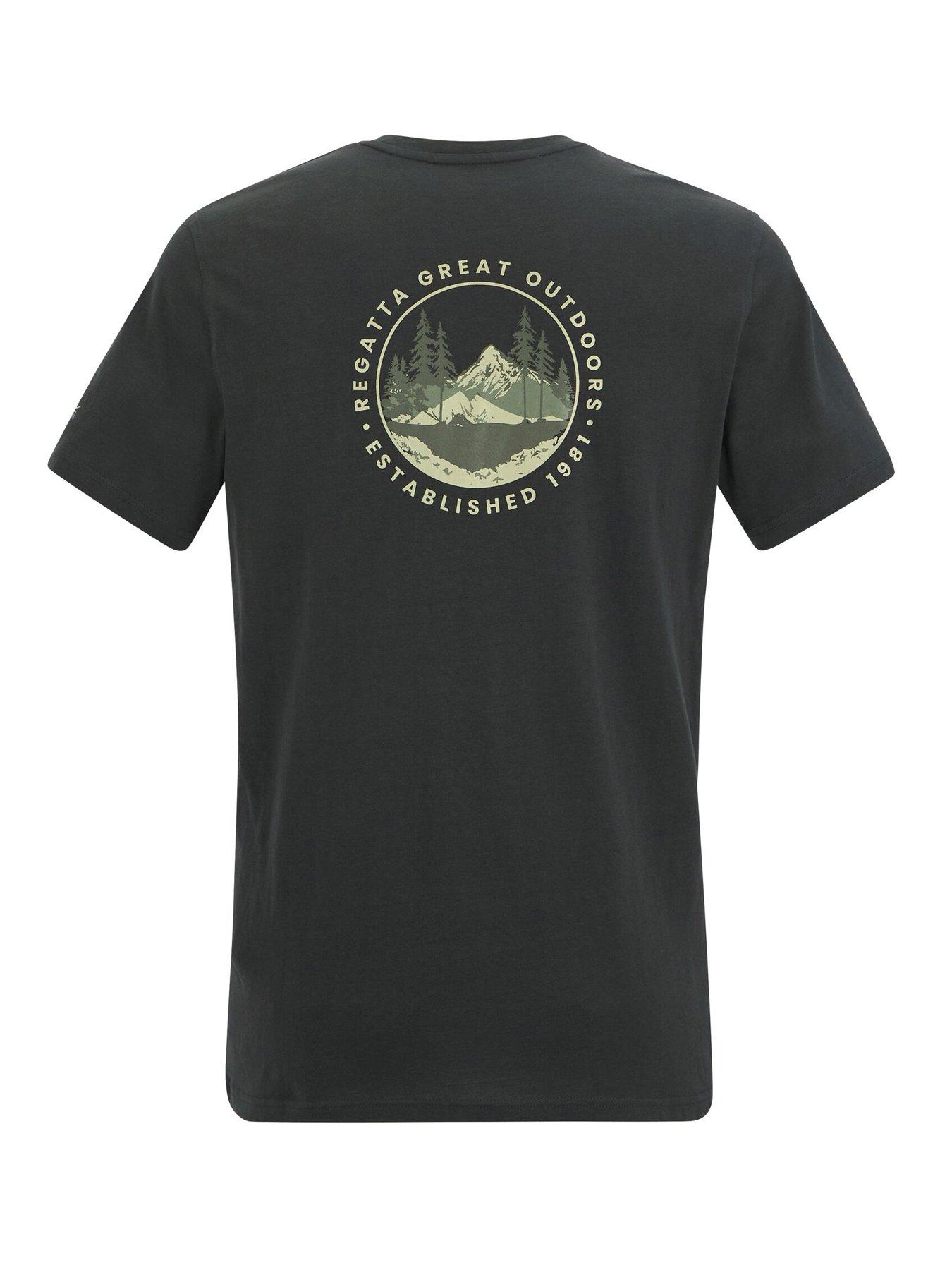 Image 6 of 6 of Regatta Mens Breezed T-shirt - Grey