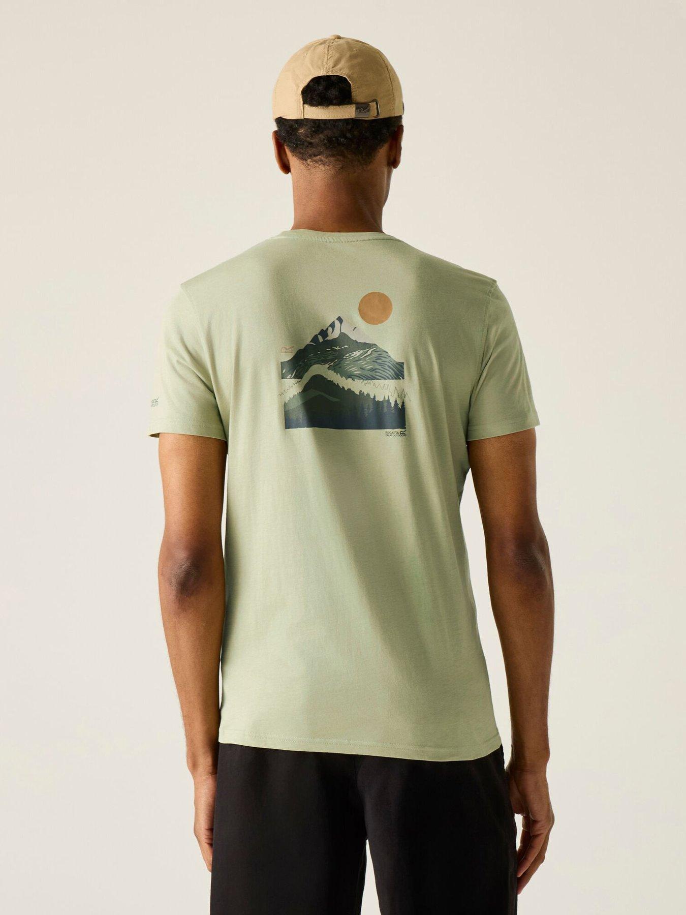Image 2 of 6 of Regatta Mens Breezed T-shirt - Green