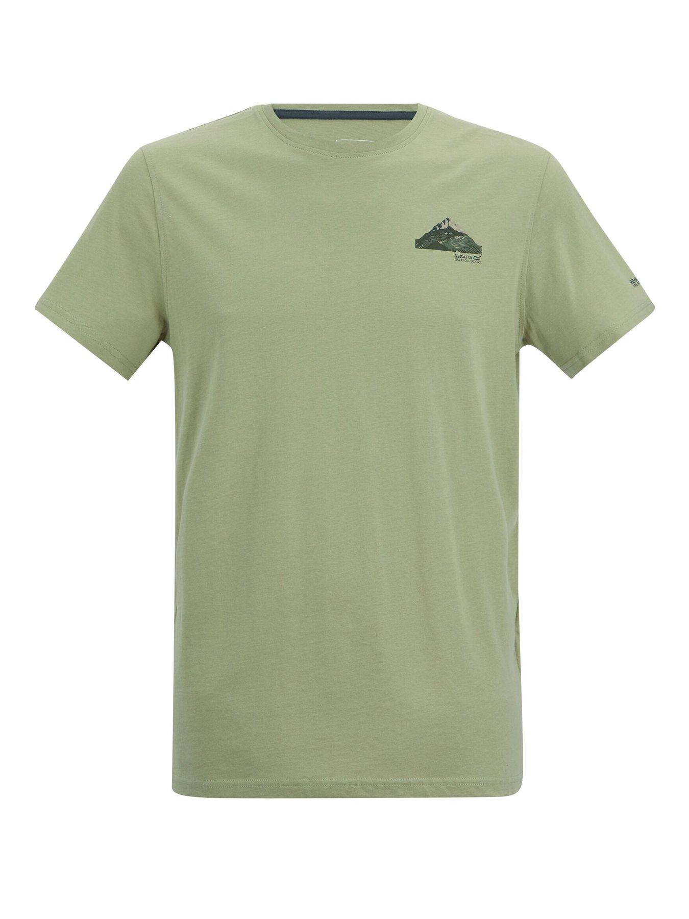 Image 5 of 6 of Regatta Mens Breezed T-shirt - Green