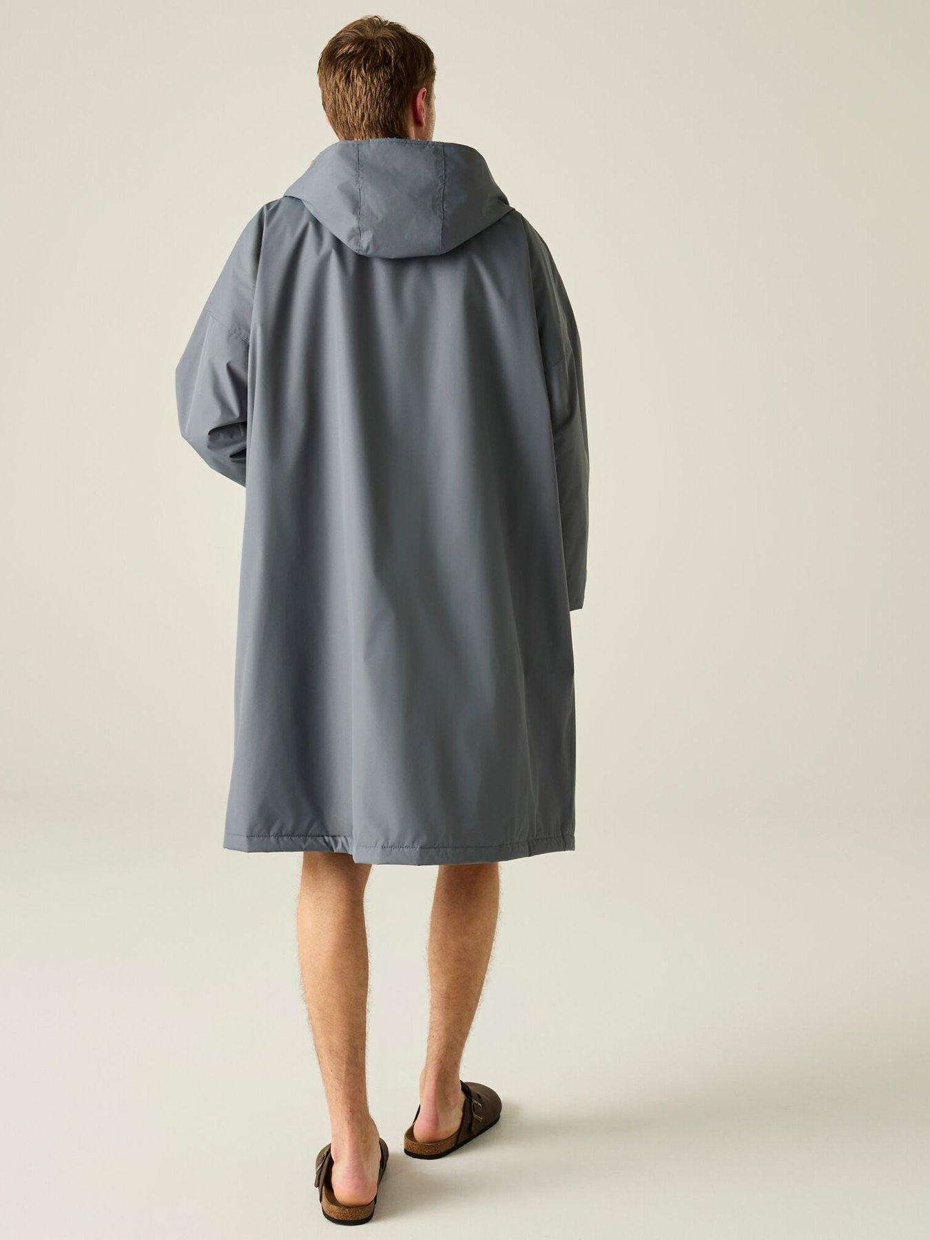 regatta-adults-unisex-waterproof-robe-greystillFront