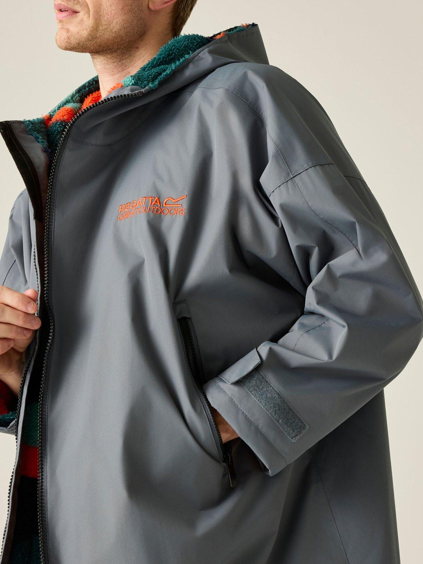 regatta-adults-unisex-waterproof-robe-greydetail