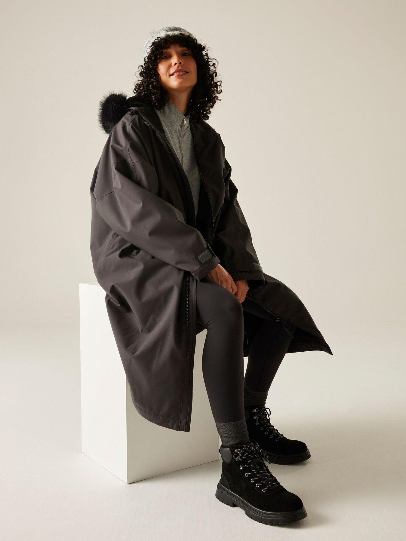 regatta-adults-unisex-waterproof-robe-greydetail