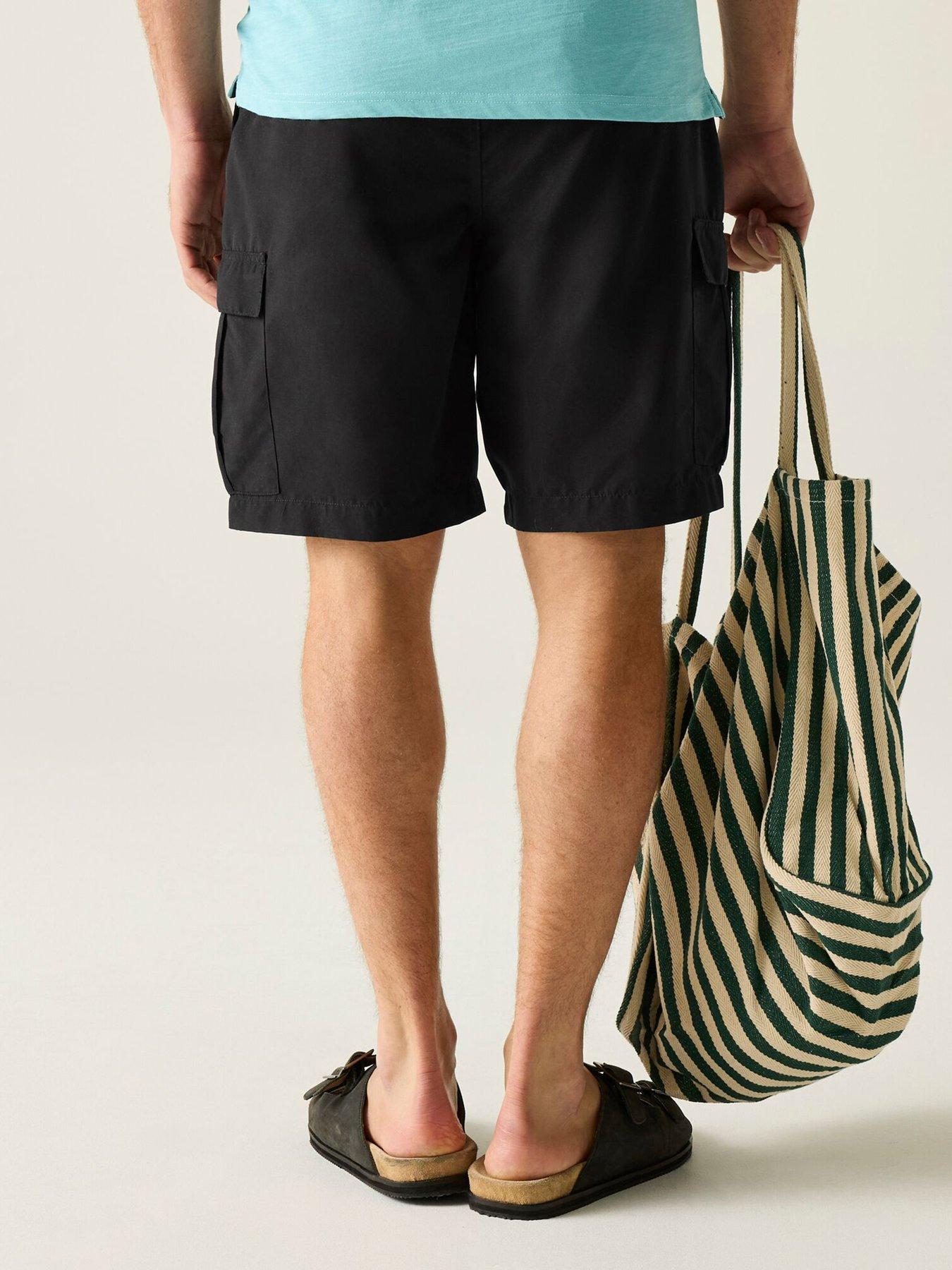 Image 2 of 7 of Regatta Mens Blanmont Swim Shorts - Black