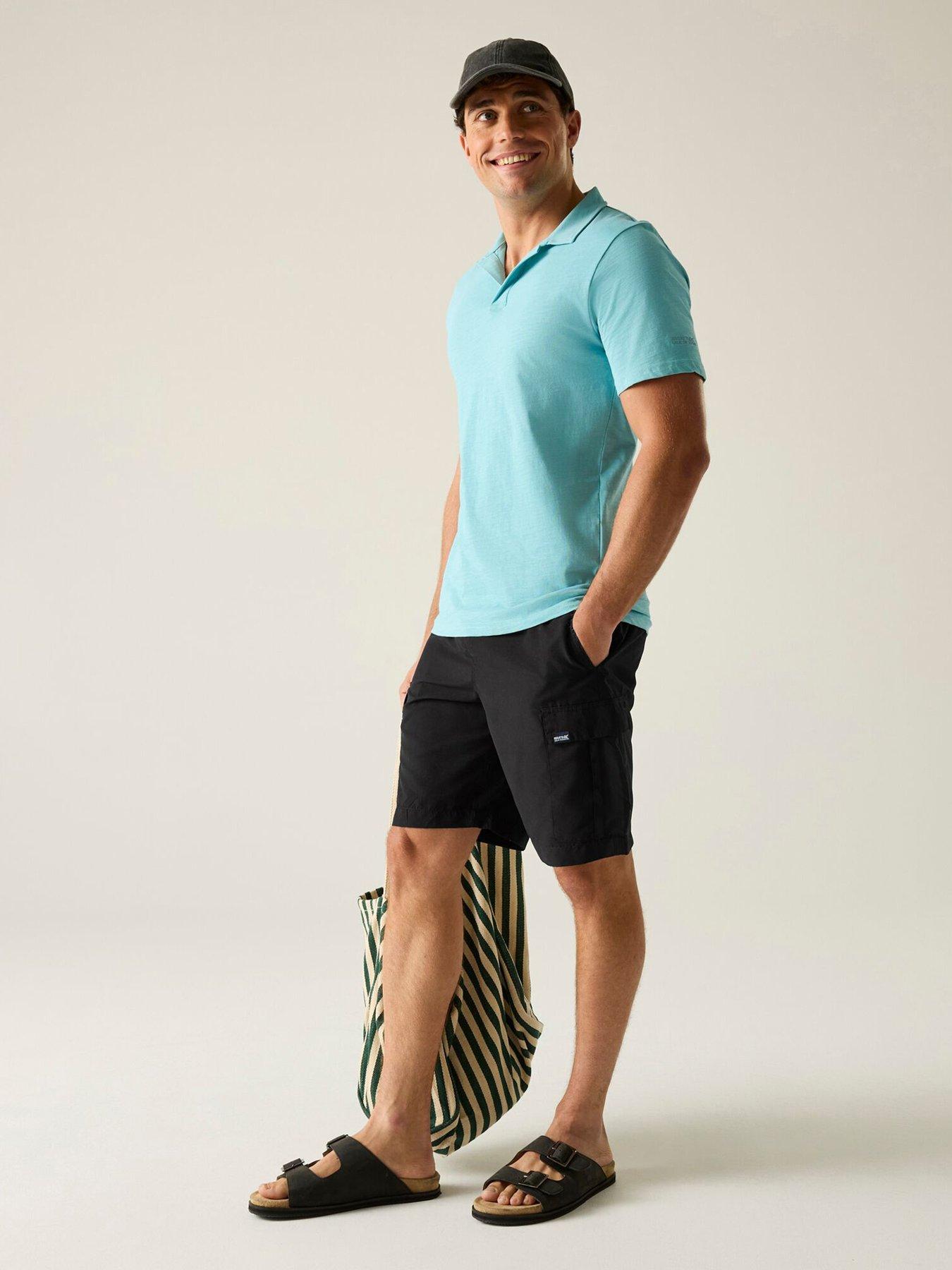 Image 4 of 7 of Regatta Mens Blanmont Swim Shorts - Black
