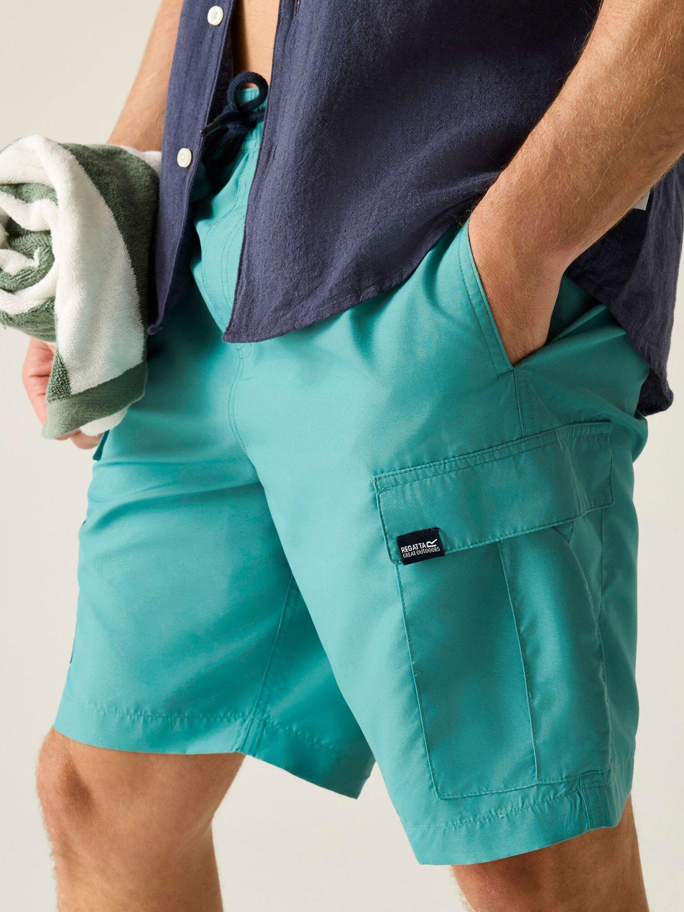 Image 5 of 7 of Regatta Mens Blanmont Swim Shorts - Green