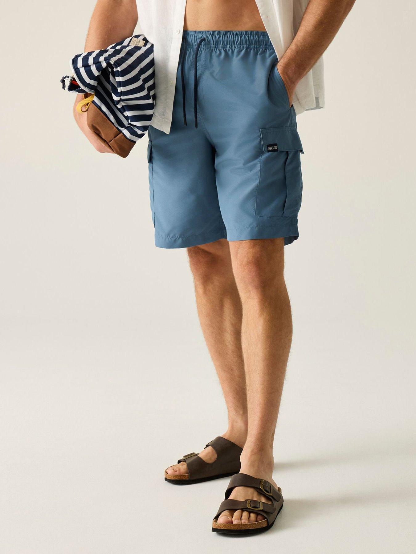 regatta-mens-blanmont-swim-shorts-bluefront