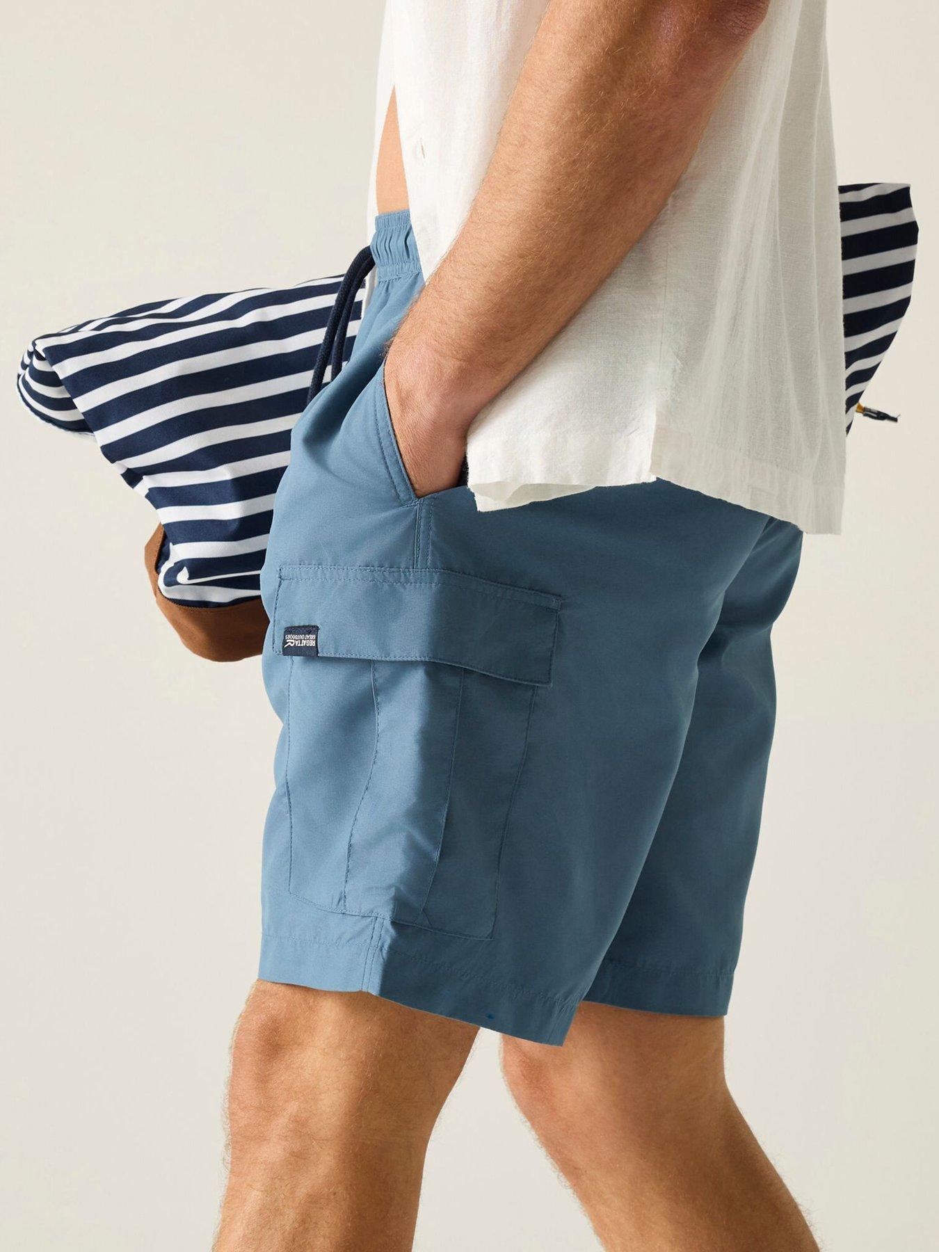 regatta-mens-blanmont-swim-shorts-bluedetail