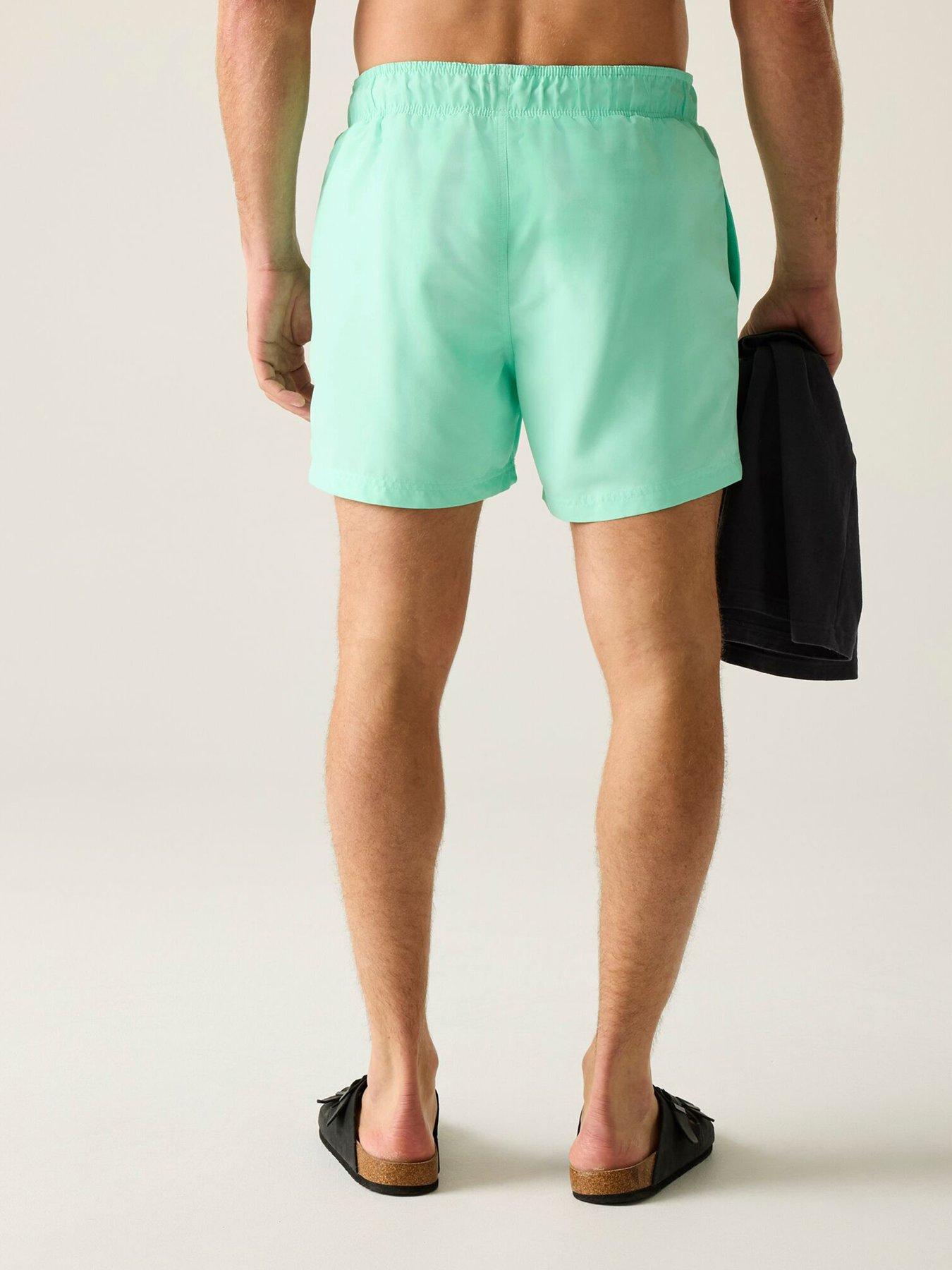 Image 2 of 7 of Regatta Mens Mawson Iii Swim Shorts - Green