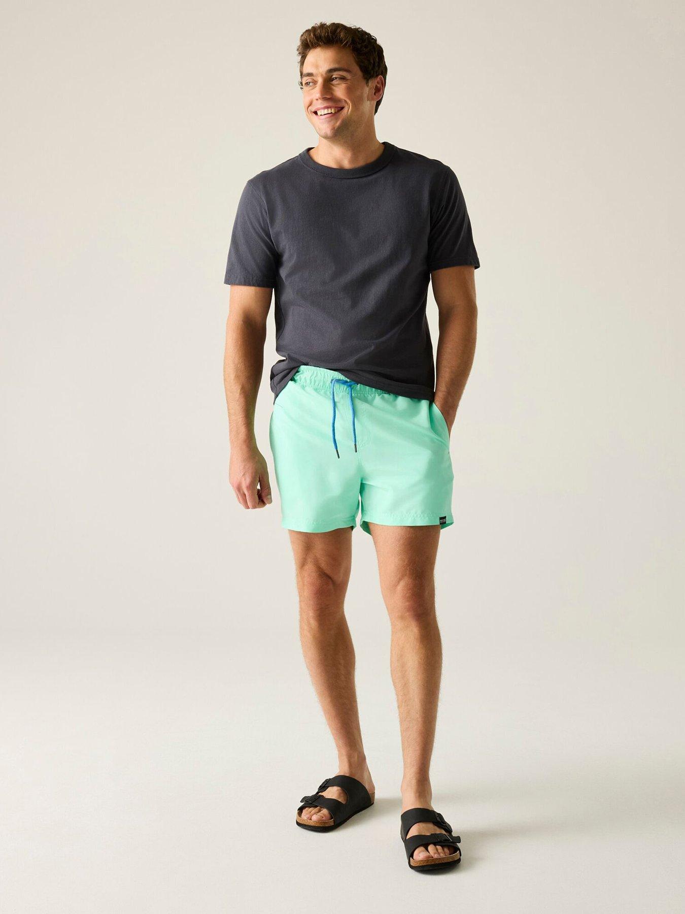 Image 3 of 7 of Regatta Mens Mawson Iii Swim Shorts - Green