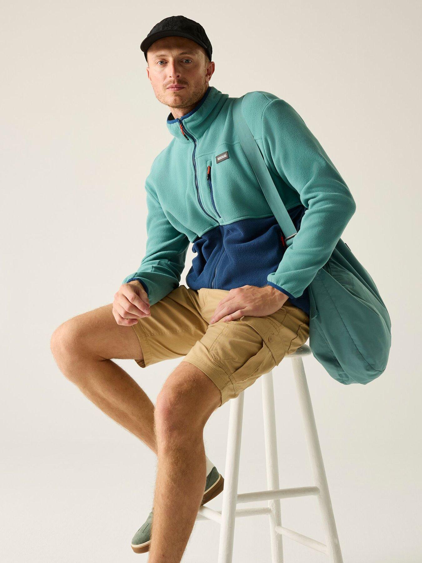 Regatta Mens Frankie Colour Block Fleece - Green