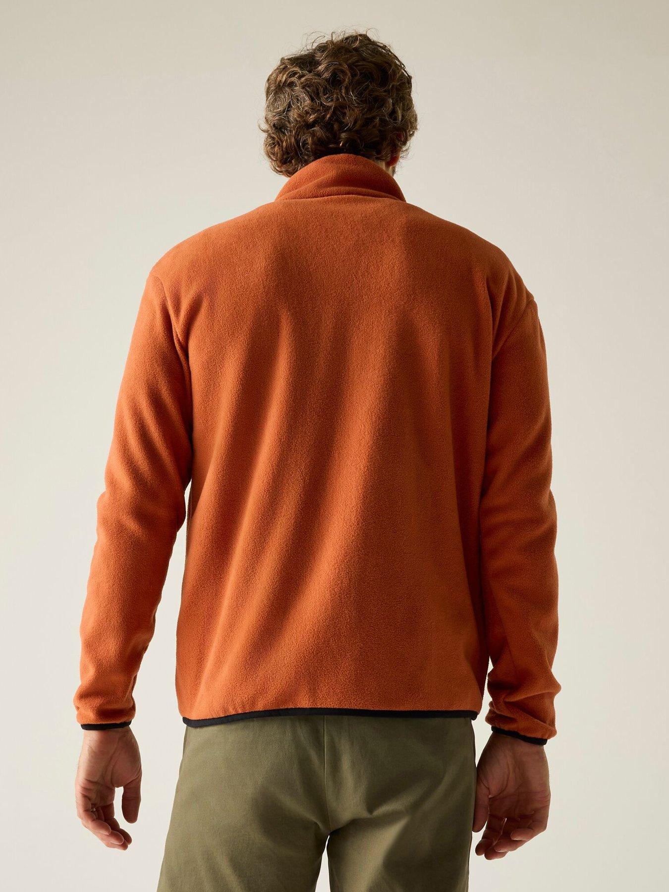 Image 2 of 7 of Regatta Mens Frankie Full Zip Fleece - Orange