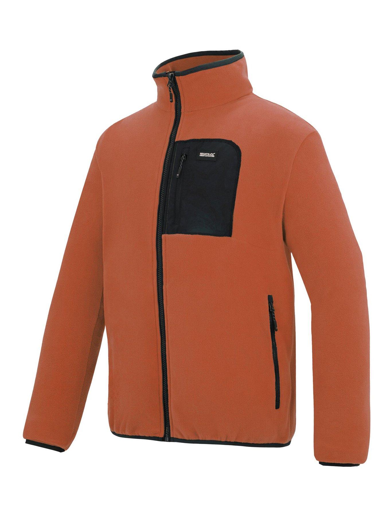 Image 7 of 7 of Regatta Mens Frankie Full Zip Fleece - Orange