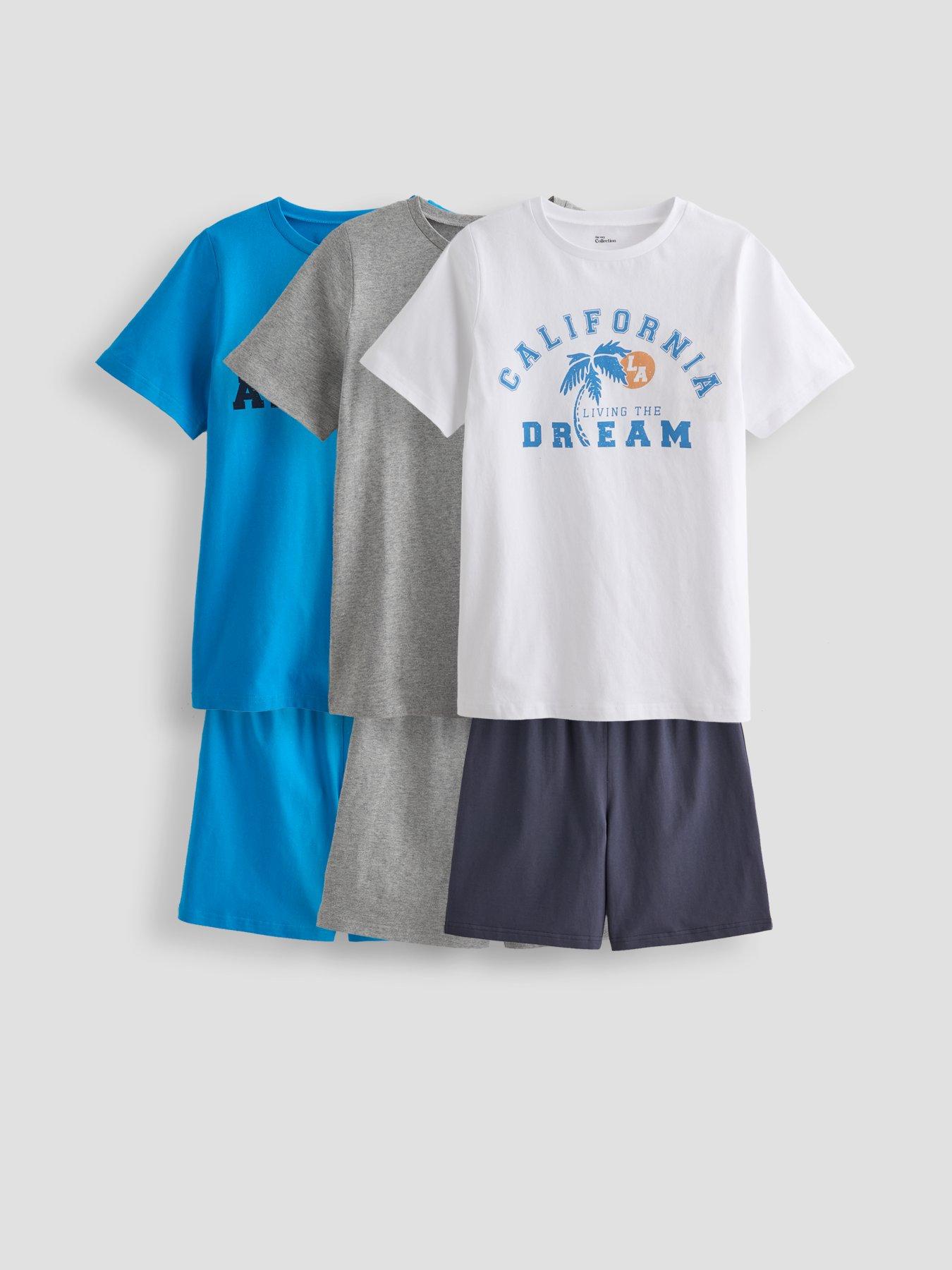 Image 1 of 5 of The Very Collection Boys 3 Pack Pjs Set
