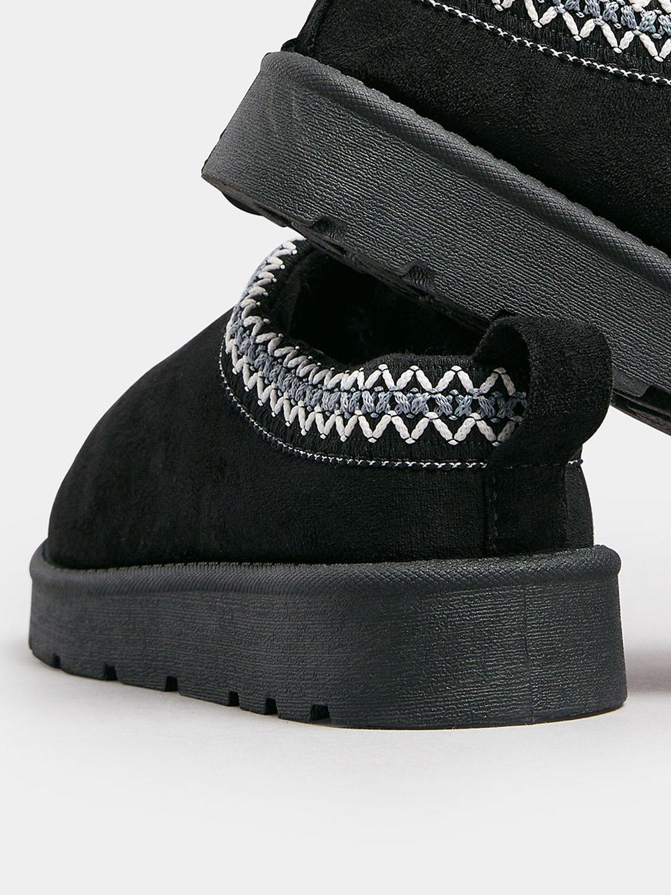 long-tall-sally-standard-fit-faux-suede-embroidered-mule-blackback