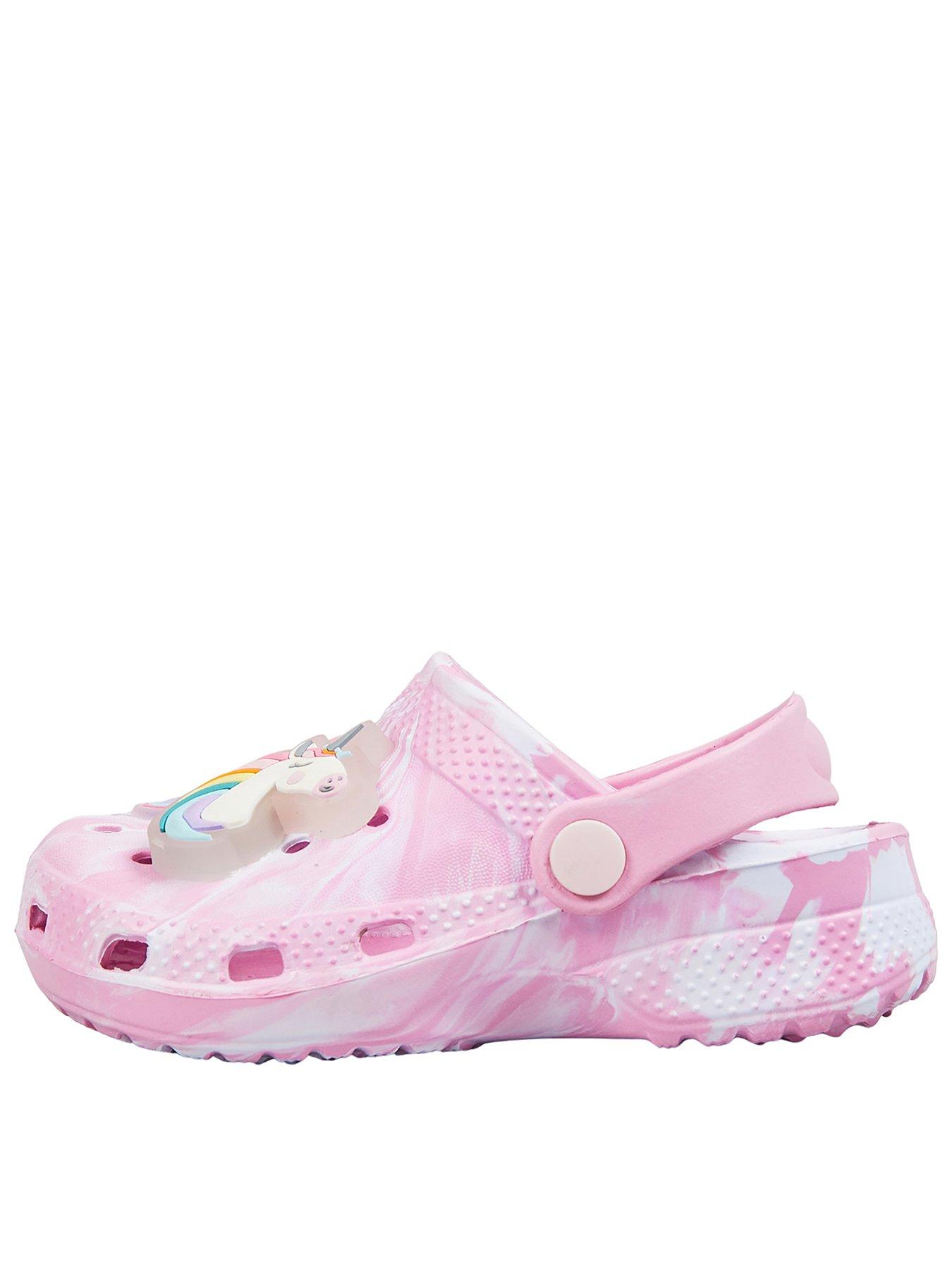 Image 1 of 4 of The Very Collection Unicorn Character Light Up Mule Sandal - Pink