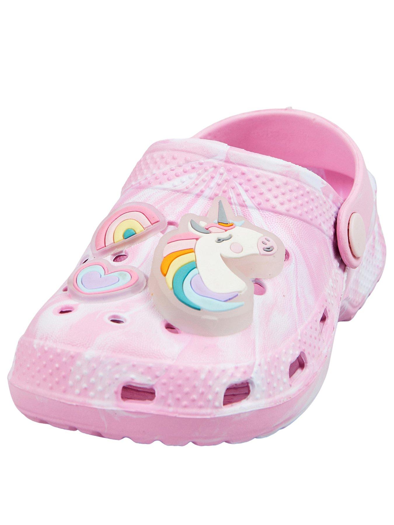 Image 2 of 4 of The Very Collection Unicorn Character Light Up Mule Sandal - Pink