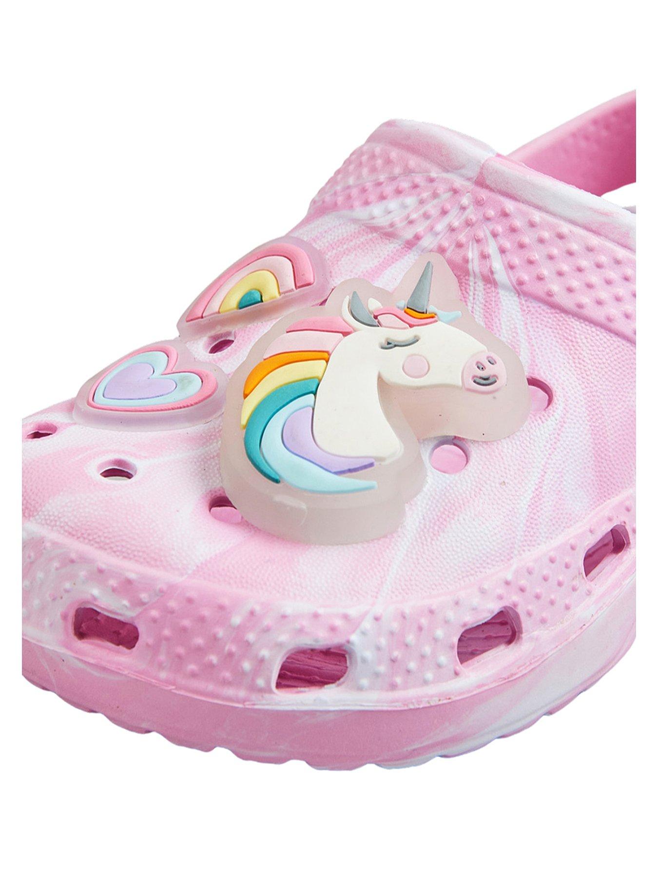 Image 4 of 4 of The Very Collection Unicorn Character Light Up Mule Sandal - Pink