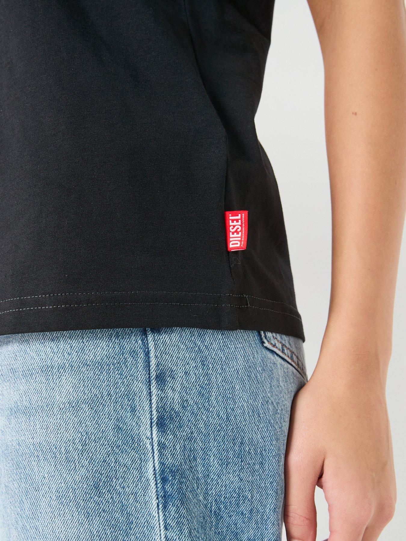 Image 5 of 6 of Diesel Normy Logo T-Shirt - Black