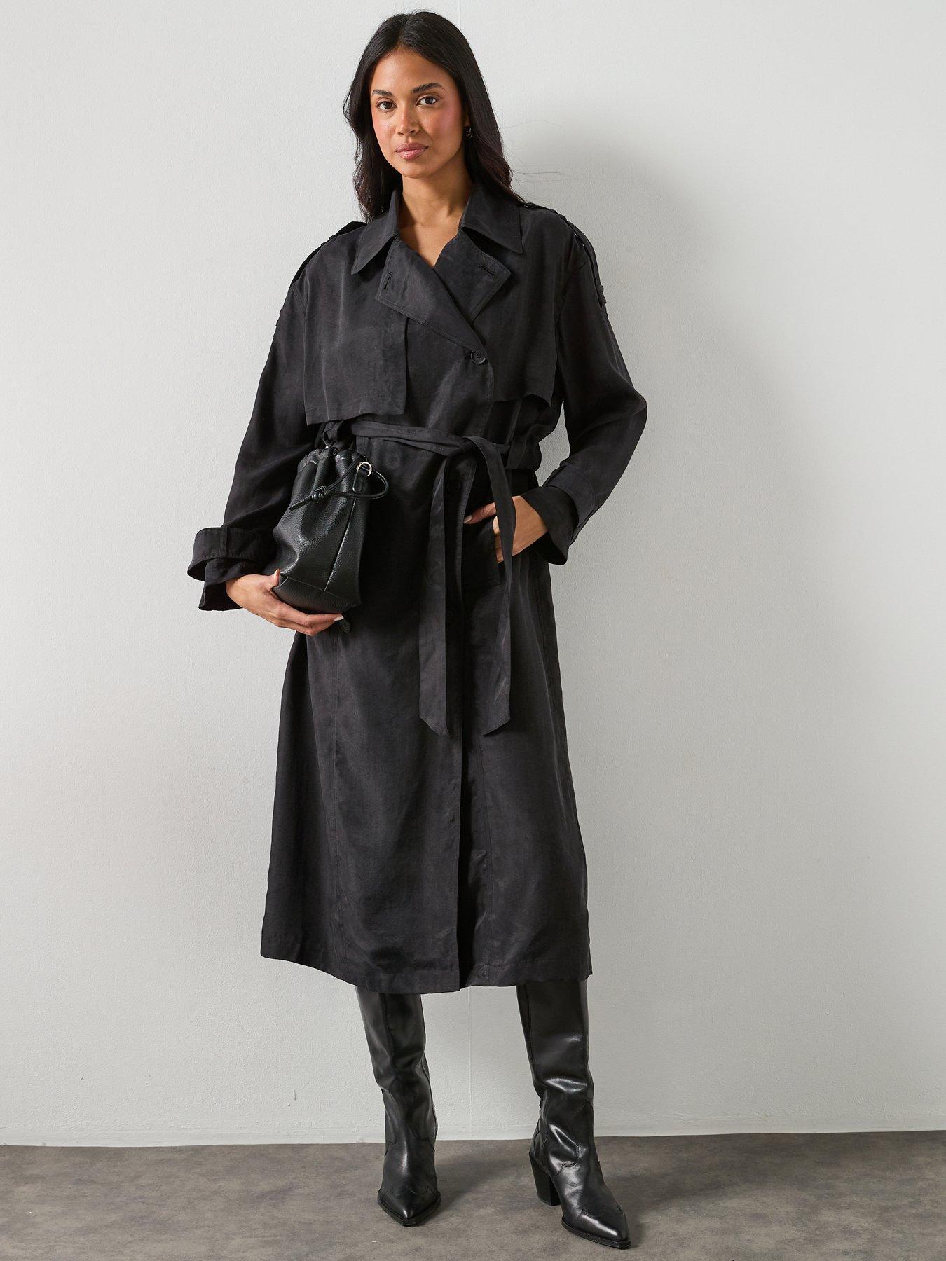allsaints-linnie-lightweight-trench-coat-blackfront