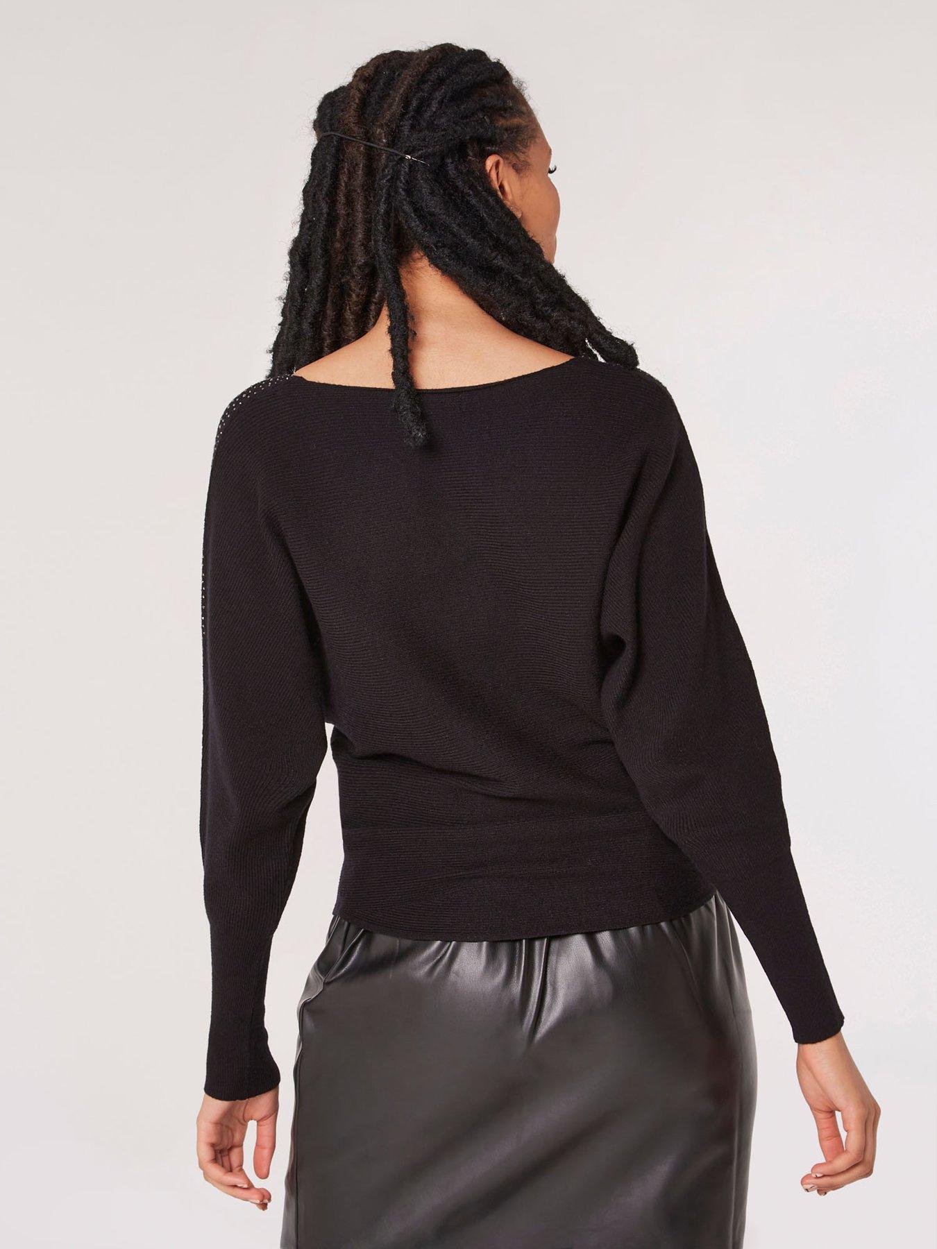 apricot-stud-neck-ribbed-batwing-jumperstillFront