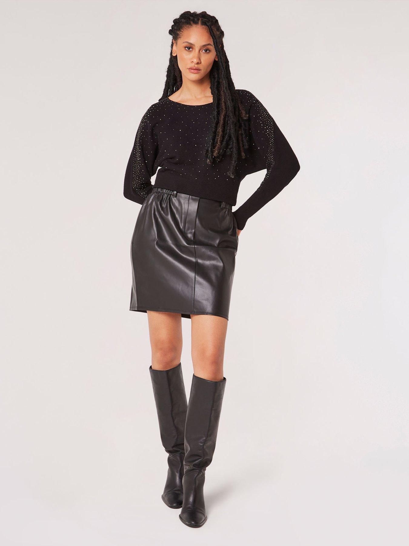 apricot-stud-neck-ribbed-batwing-jumperback