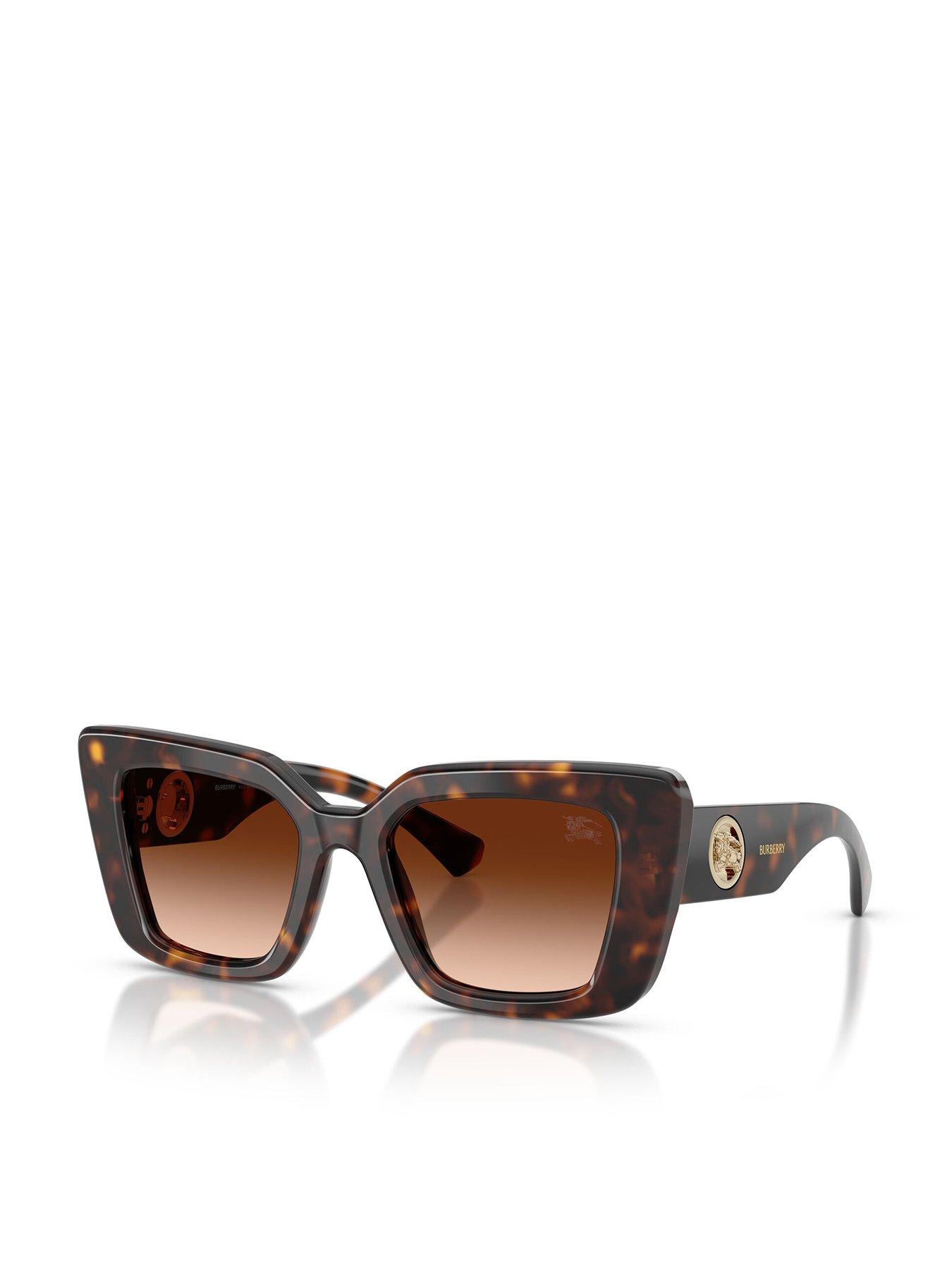 Burberry 0Be4476 Cat Eye Sunglasses - Brown