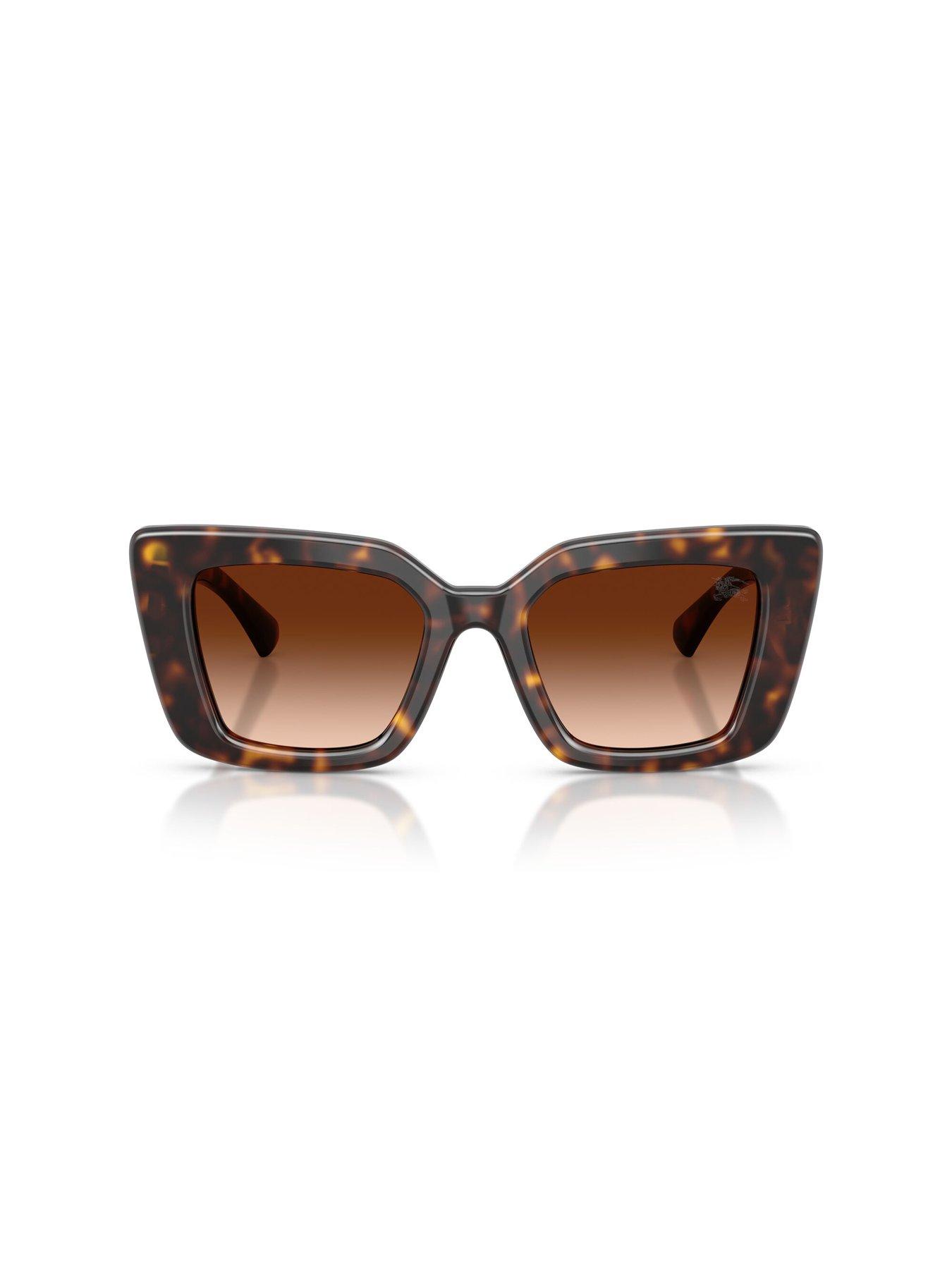 Image 3 of 5 of Burberry 0Be4476 Cat Eye Sunglasses - Brown