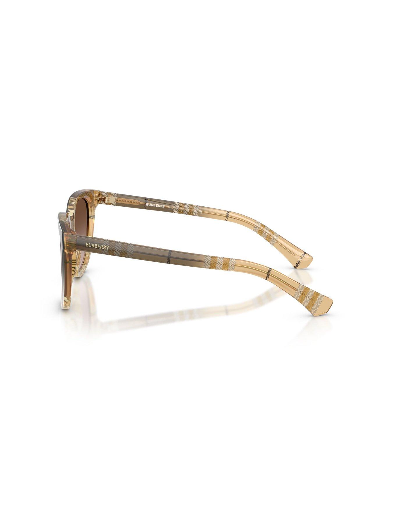 Image 2 of 5 of Burberry Phantos Sunglasses- Beige With Gradient Lens
