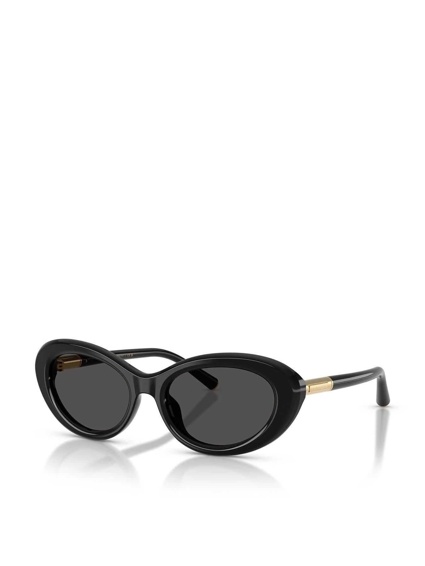 Dolce & Gabbana Marlene 0DG4519 Oval Sunglasses - Black