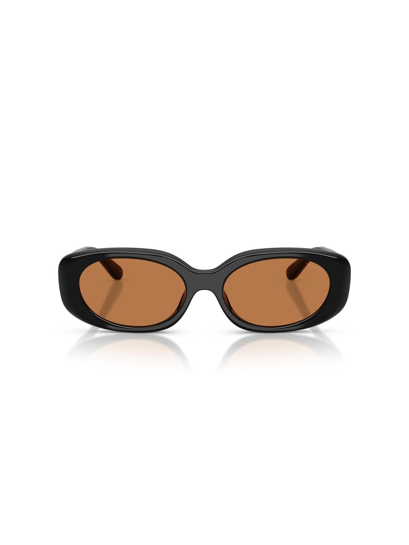 coach-0hc8443d-oval-sunglasses-blackamber-solidoutfit