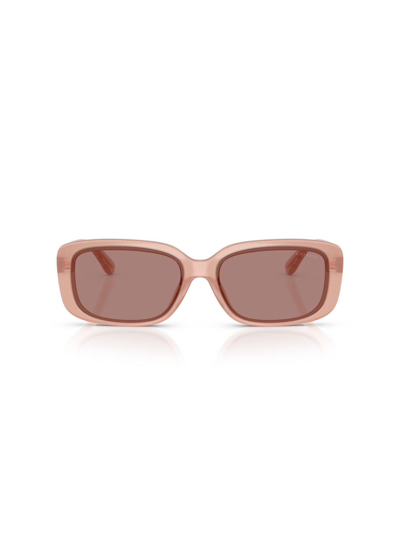 coach-0hc8444d-rectangle-sunglasses-pinkoutfit