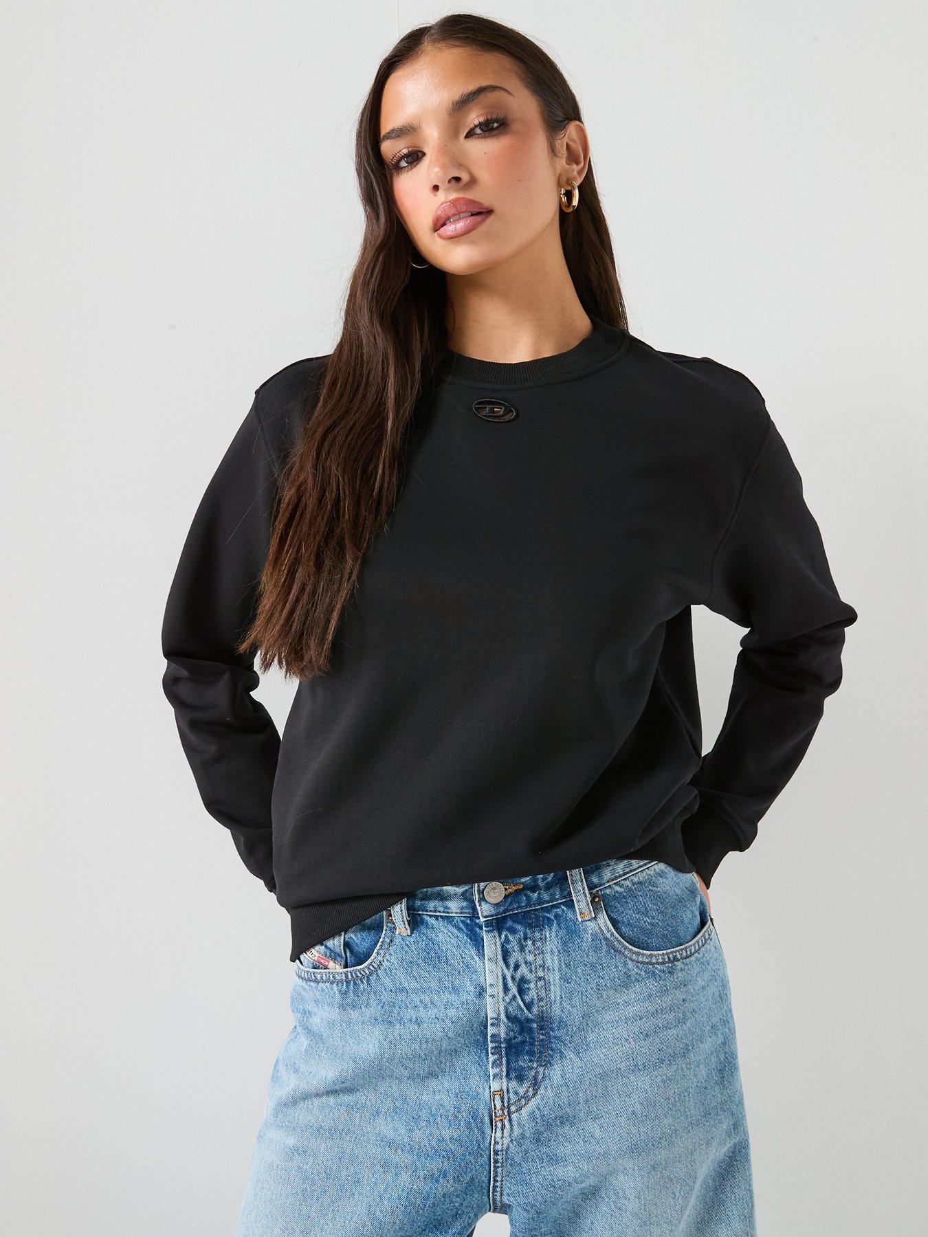 Image 1 of 6 of Diesel Normy Logo Sweatshirt - Black