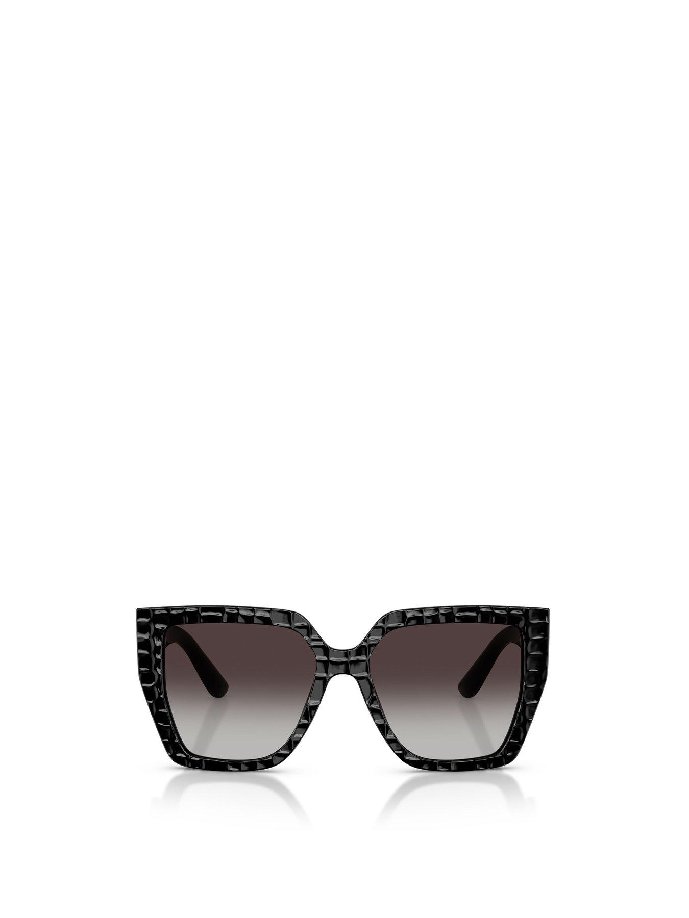 Image 3 of 5 of Dolce & Gabbana 0DG4438 Square Sunglasses - Black