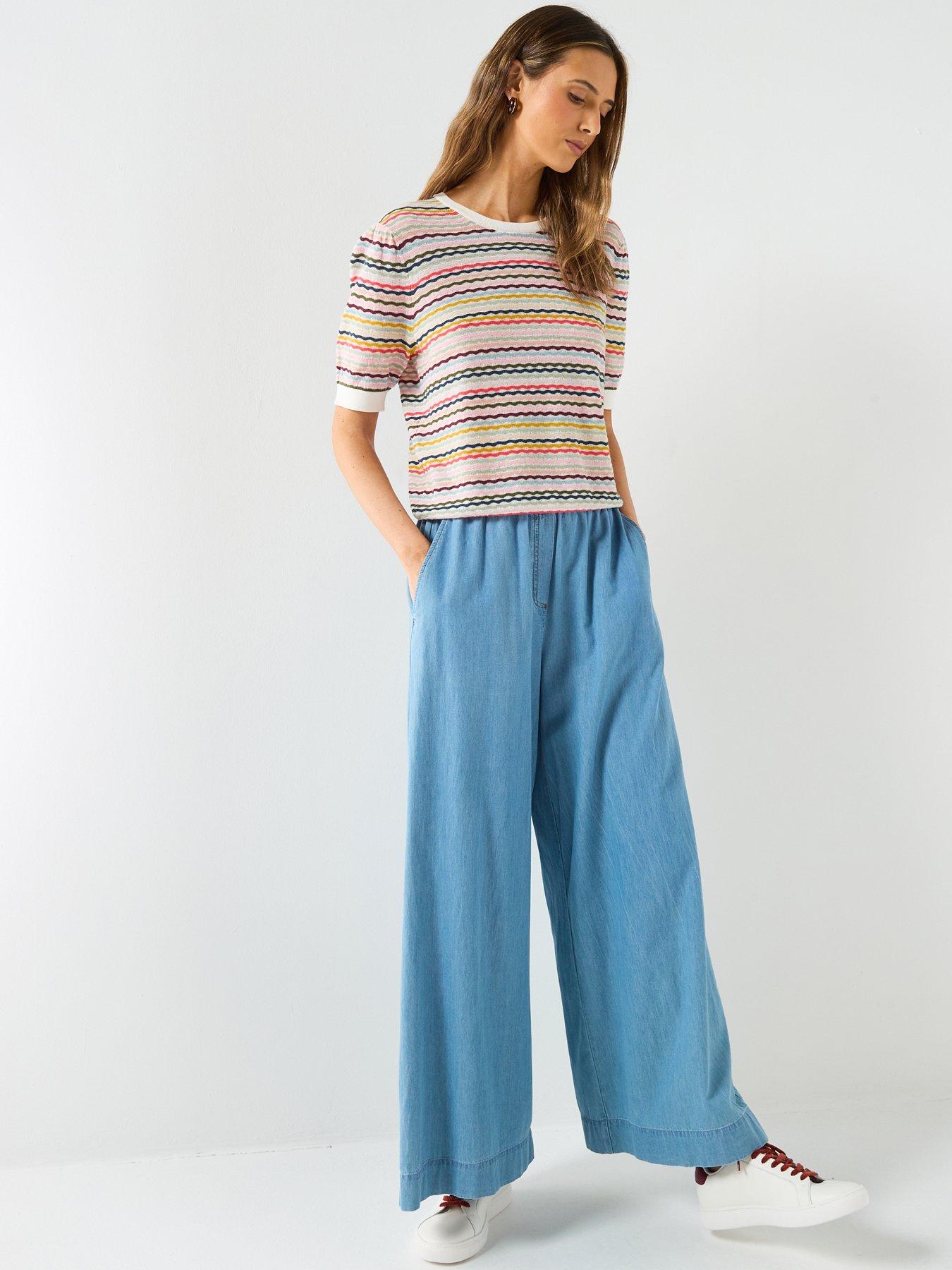 ps-paul-smith-womens-wide-leg-trousers-bluedetail