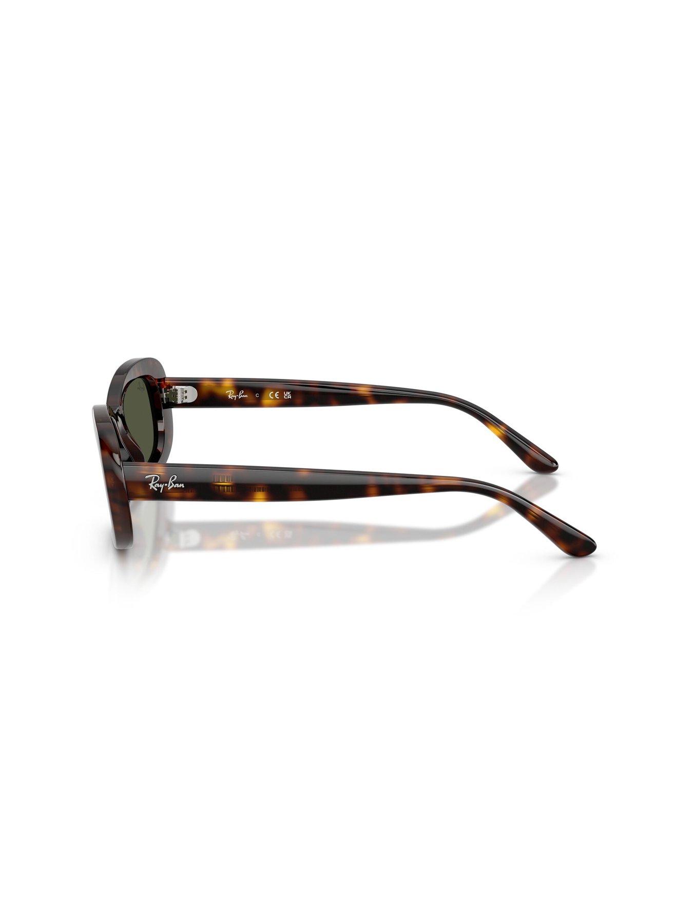 Image 2 of 5 of Ray-Ban Oval Sunglasses- Brown Havana