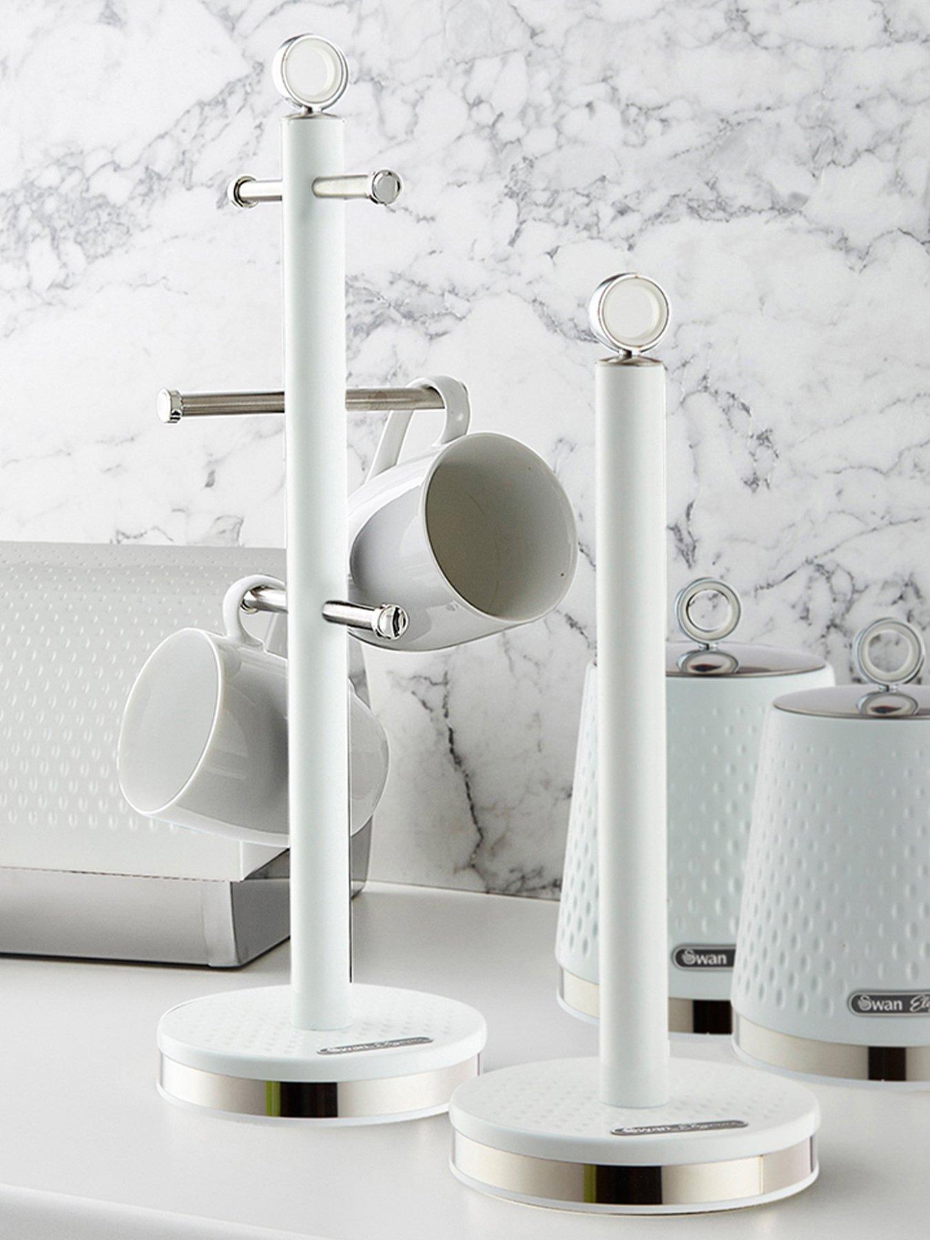 Image 1 of 6 of Swan Swan Towel Pole And Mug Tree Set