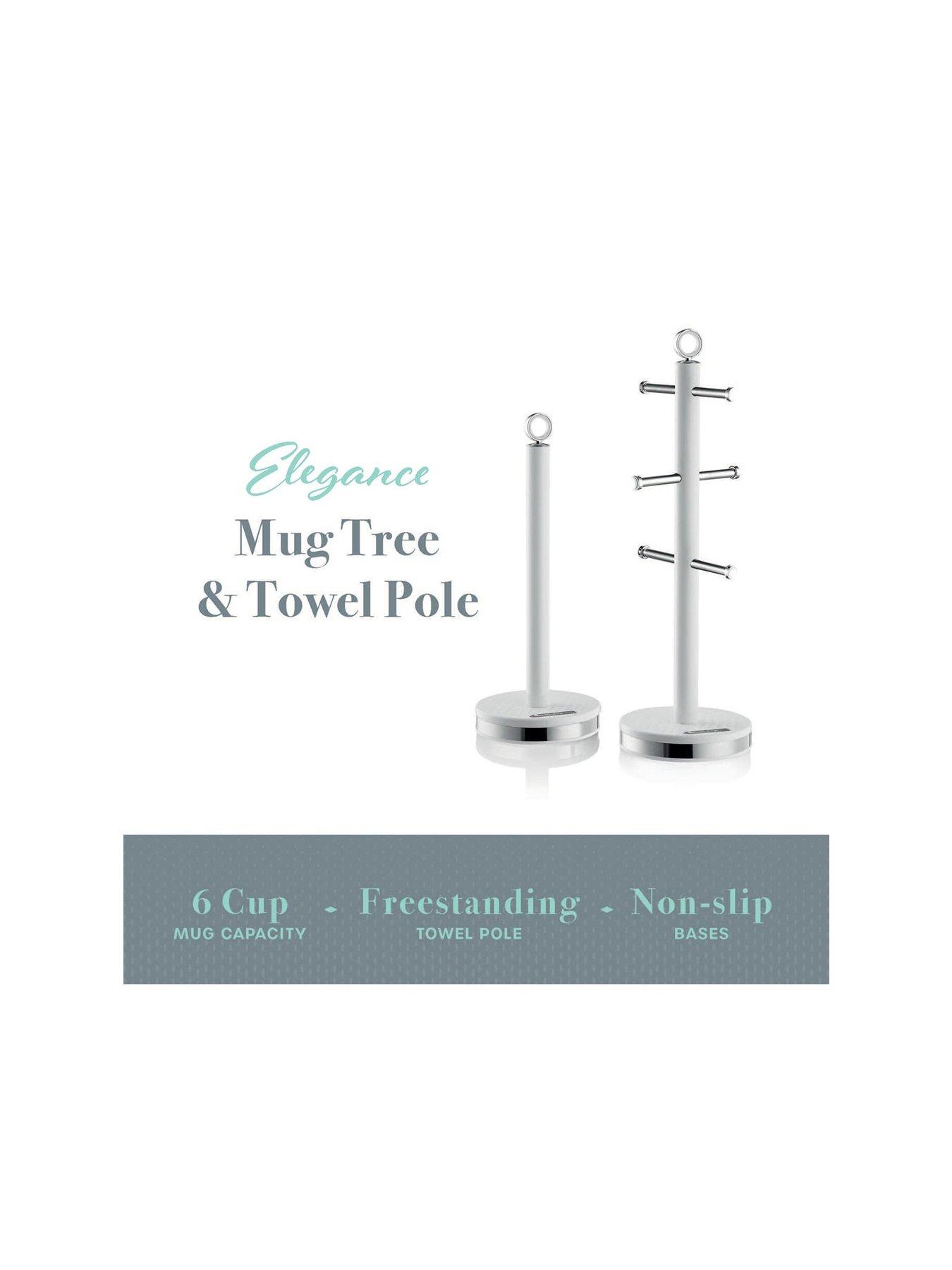 Image 2 of 6 of Swan Swan Towel Pole And Mug Tree Set