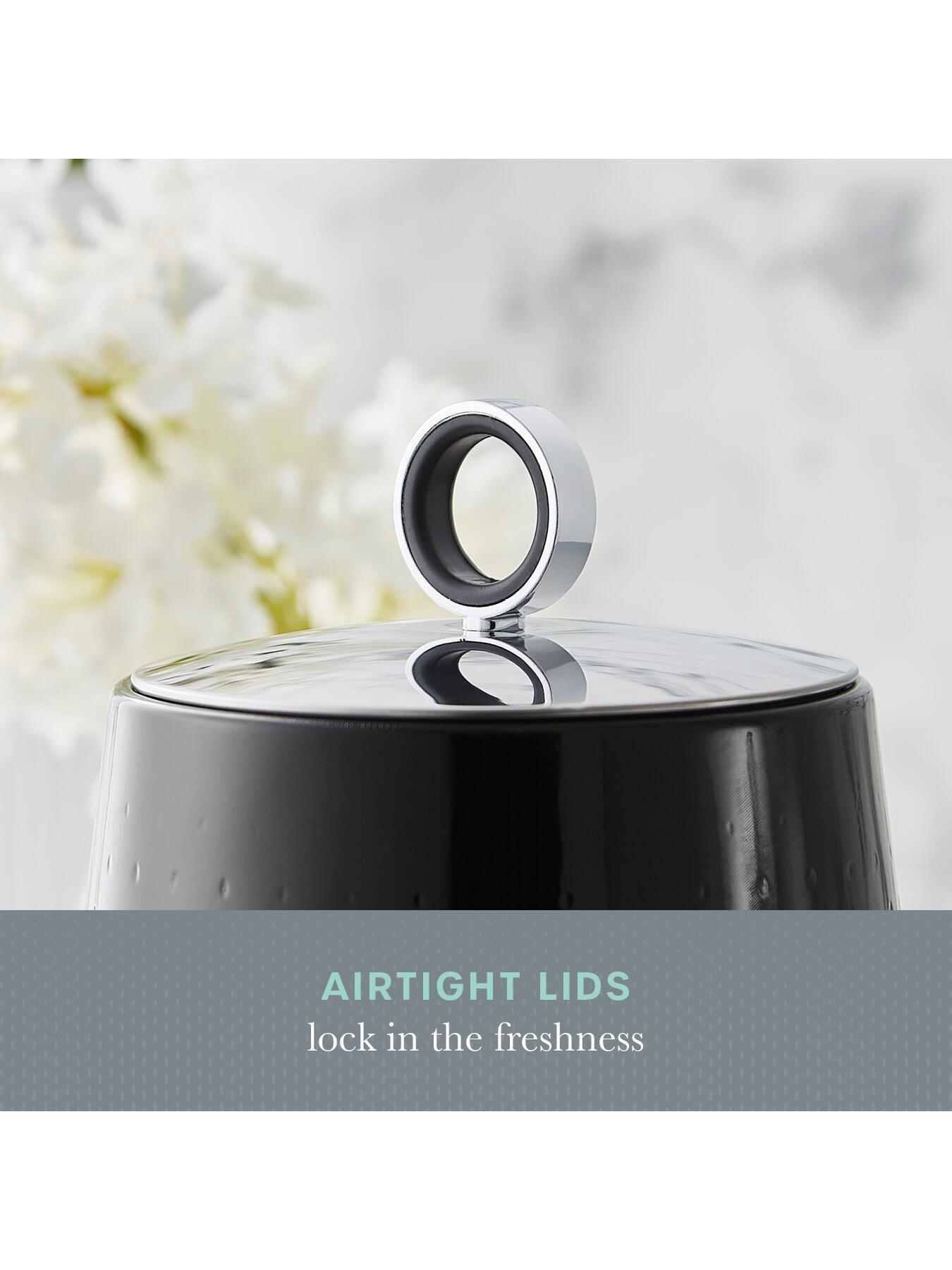 Image 4 of 6 of Swan Swan Elegance Set Of 3 Canisters