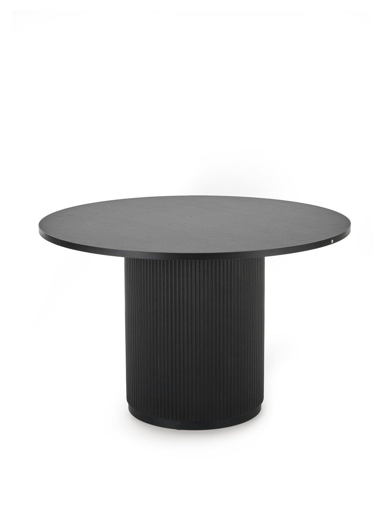 the-very-collection-carina-black-120cm-round-dining-table-4-nell-boucle-chairsback