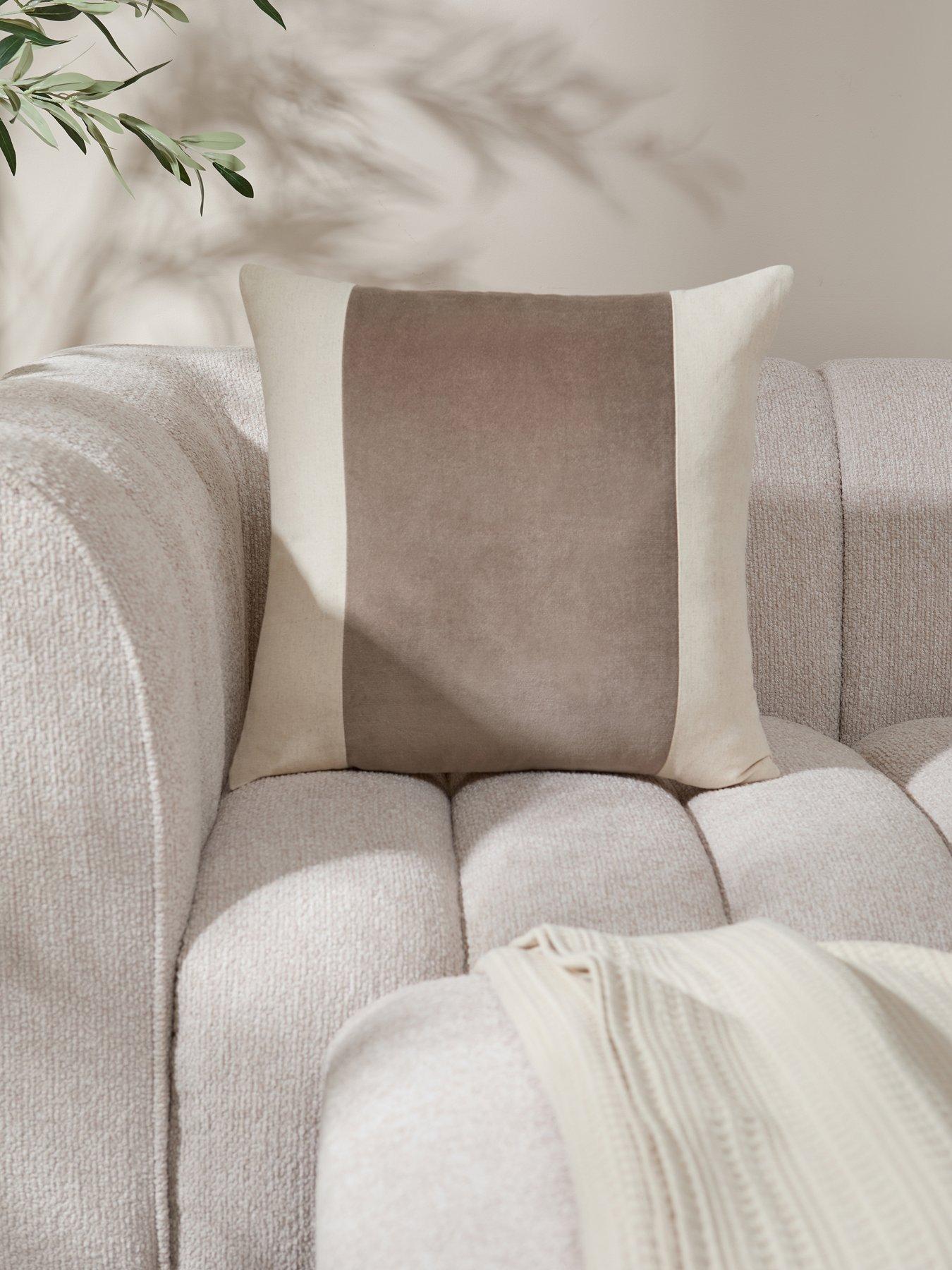 Michelle Keegan Home Velvet Panel Square Cushion Cover