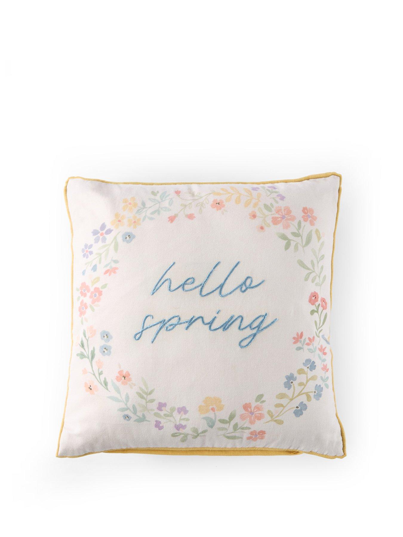Image 2 of 8 of The Very Collection Hello Spring Cushion Cover