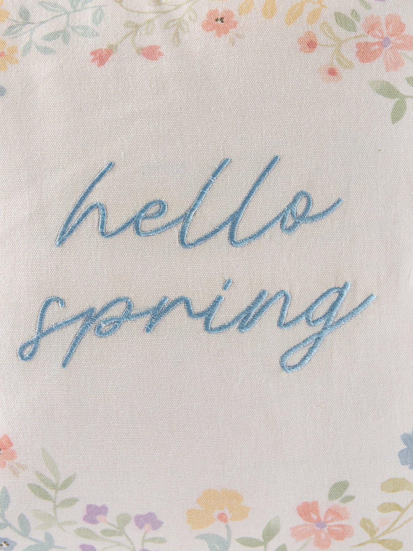 Image 3 of 8 of The Very Collection Hello Spring Cushion Cover